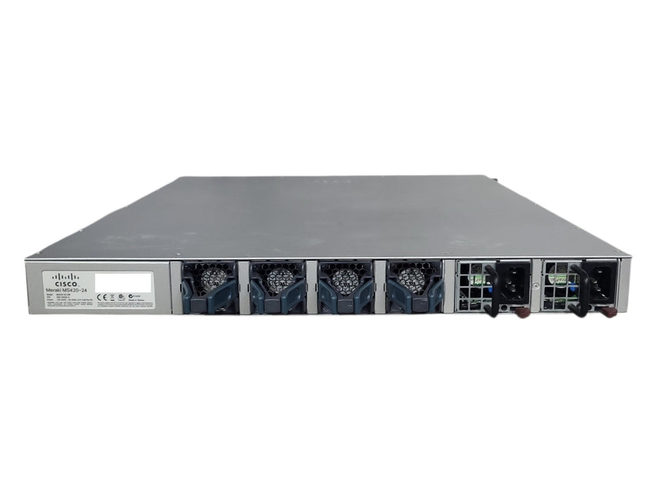 Cisco Meraki MS420-24-HW Cloud-Managed Aggregation Switch, Unclaimed