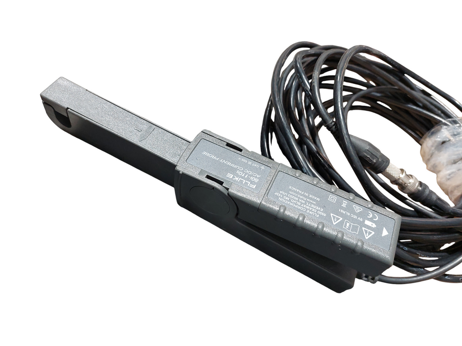 Fluke 80i -110s AC/DC Current Probe with Nutrik BNC to XLR Cable GA-00140 R02A