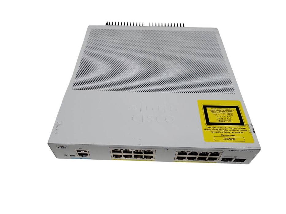 Cisco Catalyst C1000-16FP-2G-L Network Switch 16 Gigabit Ethernet PoE+