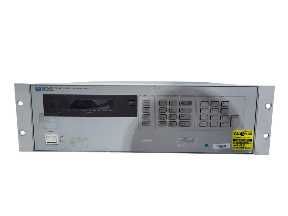 HP 6624A System DC Power Supply - Power Tested - READ