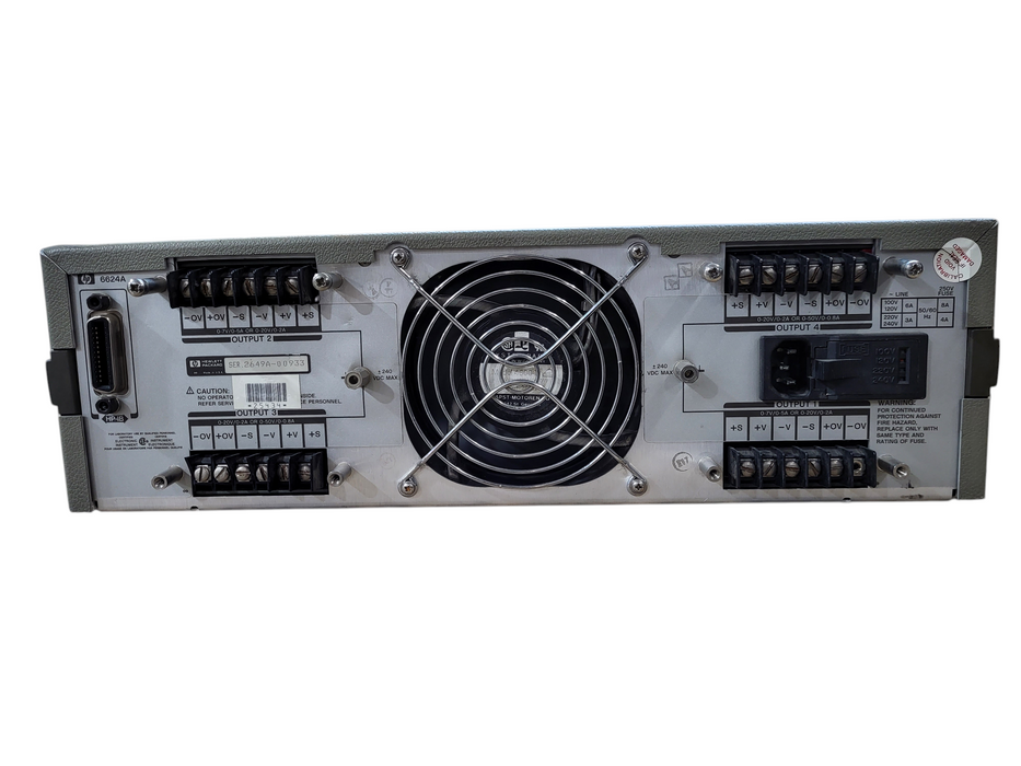 HP 6624A System DC Power Supply - Power Tested - READ