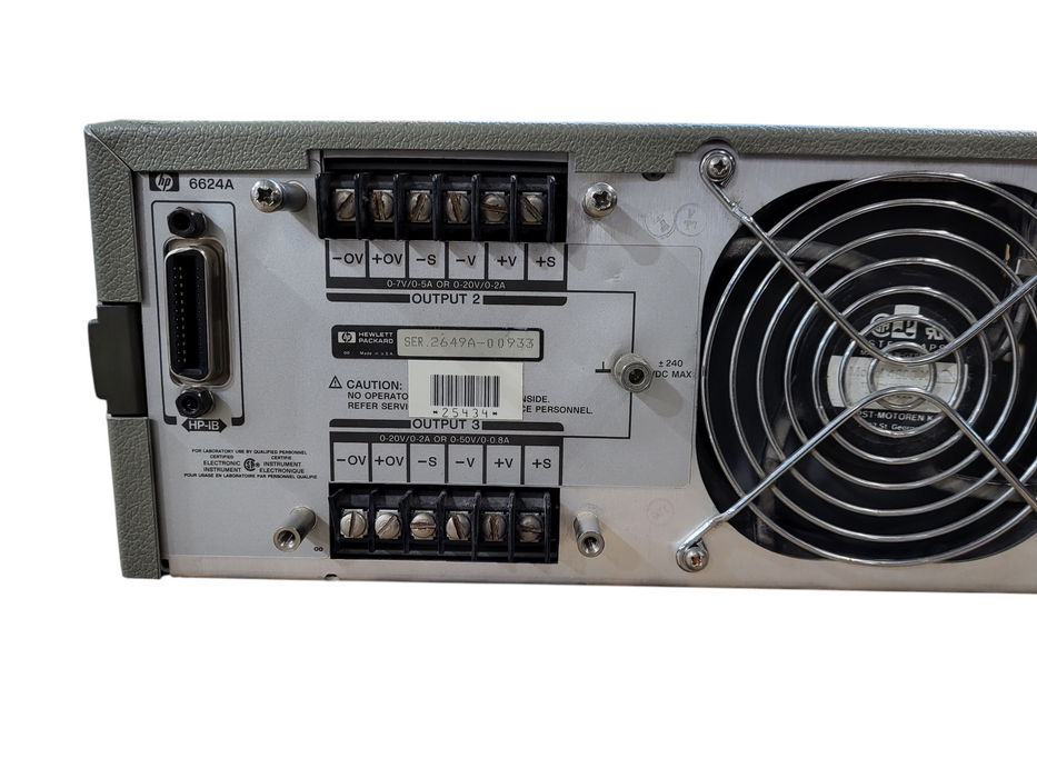 HP 6624A System DC Power Supply - Power Tested - READ