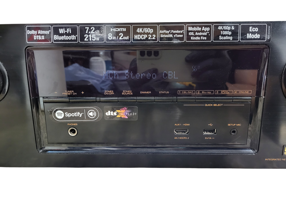 Denon AVR AVR-X3200W 7.1 Channel 105 Watt Receiver No remote