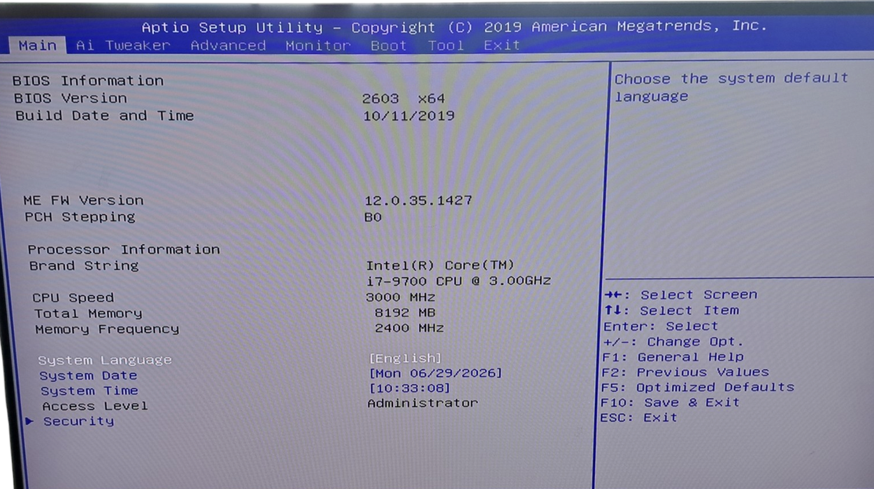 Custom PC | Intel i7-9700 @ 3.00GHz | 8GB DDR4 | 650W PSU | NO HDD/OS/GPU READ
