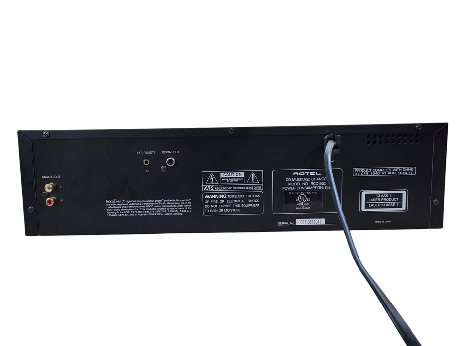 ROTEL RCC-955 Multi CD Changer No remote