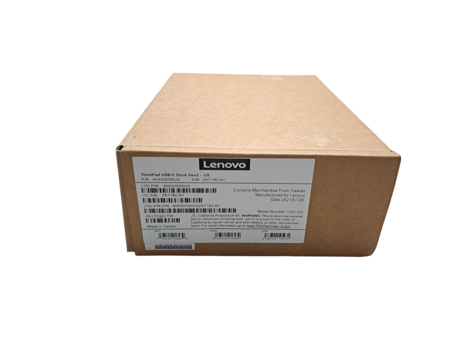 Lenovo ThinkPad USB-C Dock Gen2 Docking Station w/ 90W Adapter | LDC-G2