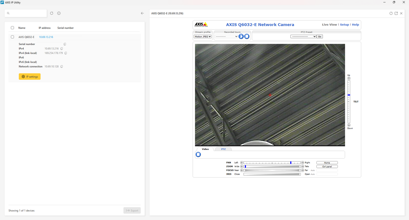 AXIS Q6032-E 60HZ PTZ Dome Network Security Camera