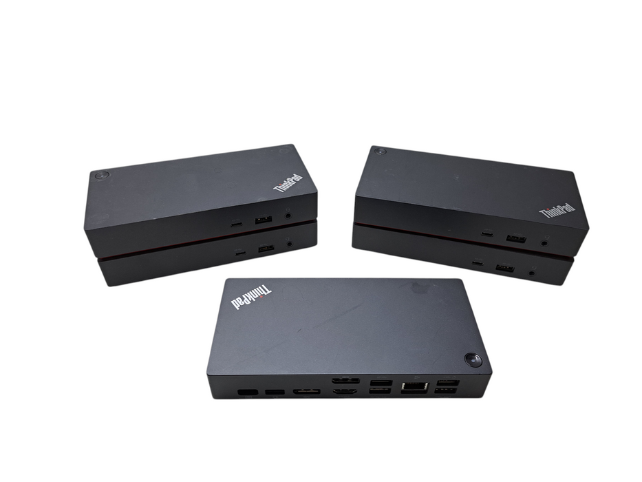 Lot of 5x Lenovo ThinkPad Universal USB-C Dock LDA-KP (Docks ONLY)