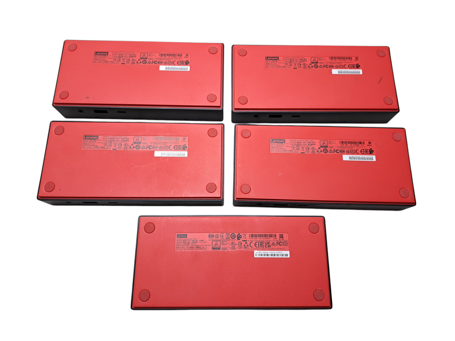 Lot of 5x Lenovo ThinkPad Universal USB-C Dock LDA-KP (Docks ONLY)