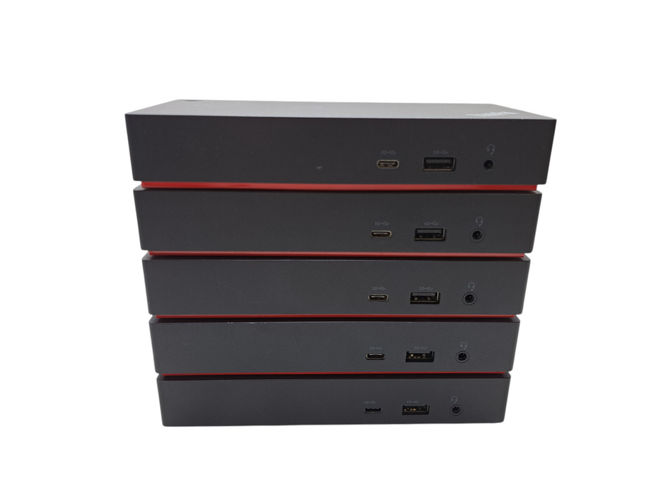 Lot of 5x Lenovo ThinkPad Universal USB-C Dock LDA-KP (Docks ONLY)