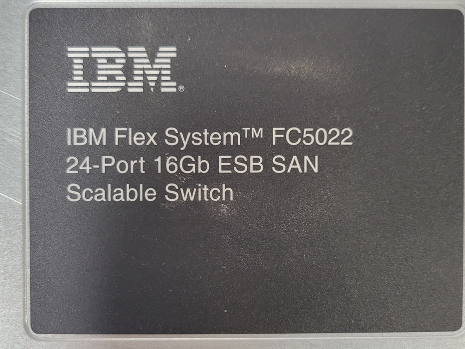 IBM Flex System FC5022 24-Port 16Gb ESB SAN Scalable Switch 90Y9359