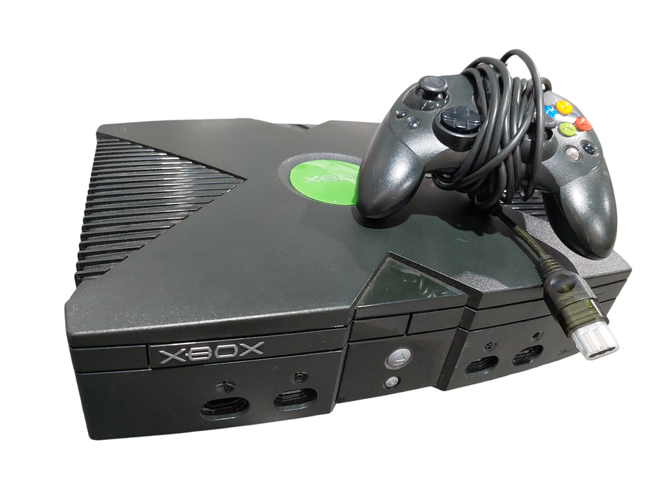 Original Xbox Black with Controller S (Orange Light Parts)