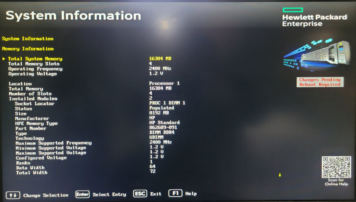 HP ProLiant DL20 Gen9 | 1x Xeon E3-1240 v6 @ 3.70GHz 16GB DDR4 | NO HDD