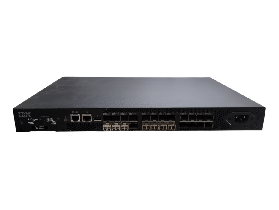 IBM 249824E B-type Switch 2498-B24/24E Fibre Channel Switch /w 16 Active Ports
