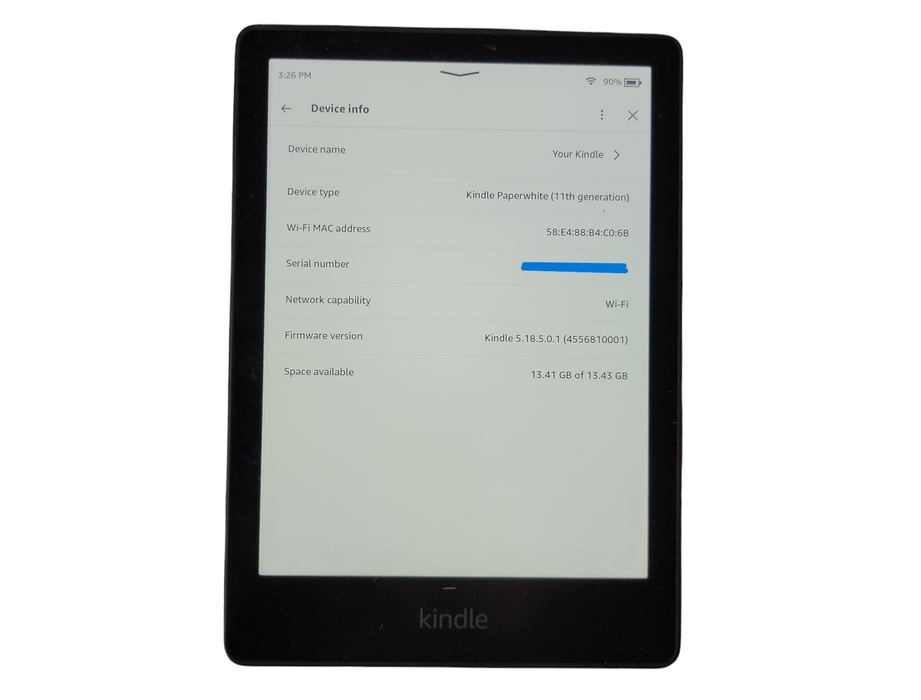 Amazon Kindle Paperwhite 11th Gen - 16GB [M2L3EK]