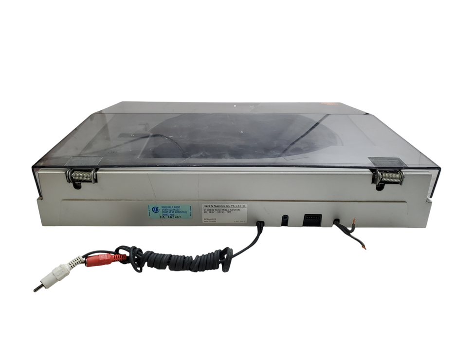 Sony PS-LX510 Linear Tracking / Fully Automatic Stereo Turntable System *READ*