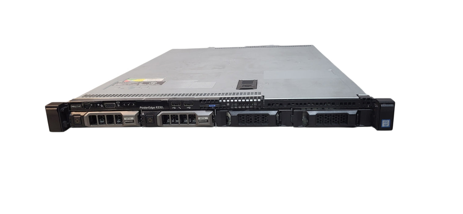 Dell R330 Server | E3-1270 V6 CPU | 16GB DDR4 | No HDD | 2x350W | H330