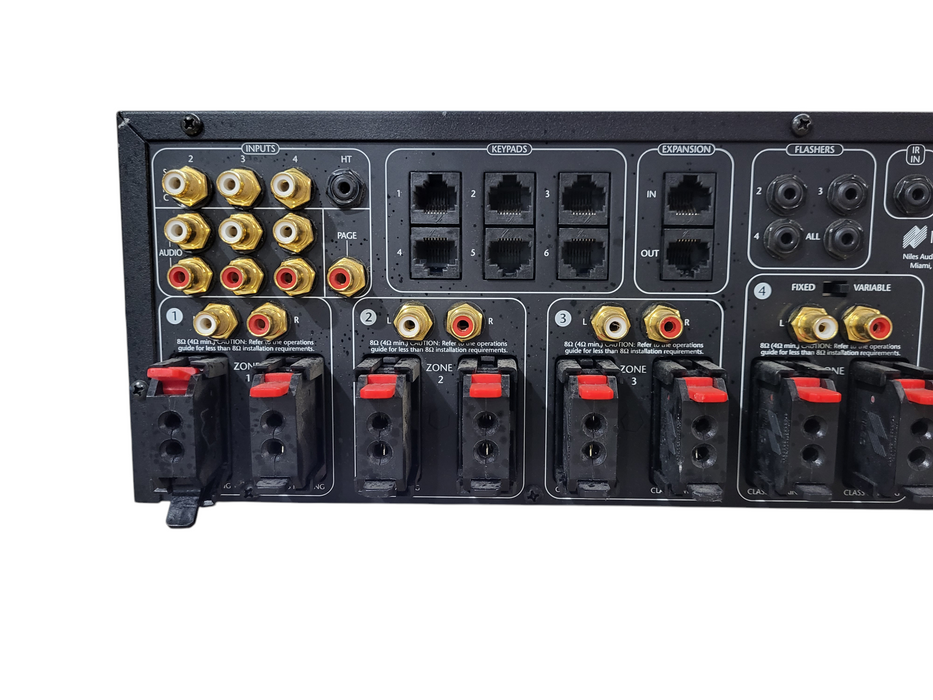 Niles ZR-4630 4-SRC/6-Room 360W Multizone Power Amplifier/AM-FM Receiver