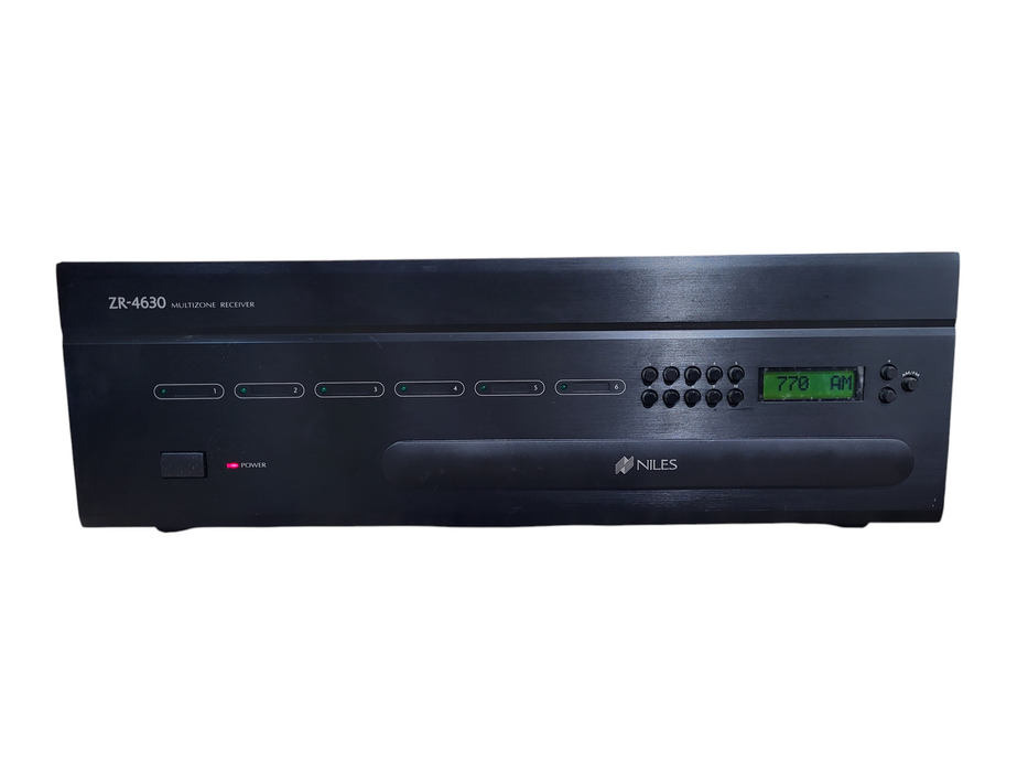 Niles ZR-4630 4-SRC/6-Room 360W Multizone Power Amplifier/AM-FM Receiver