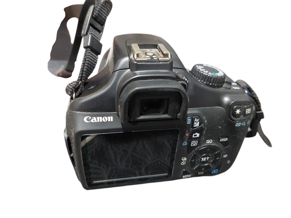 Canon Rebel EOS T3 with Case , Battery & Charger , Extra Lens EFS 55-250mm