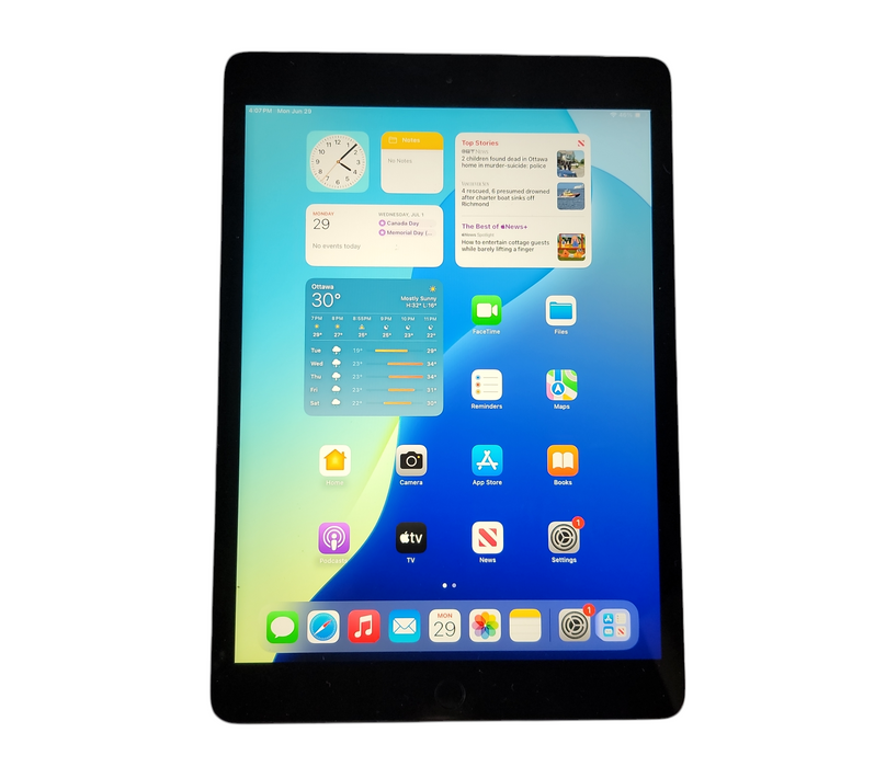 Apple iPad 7th Gen - 32GB - Space Gray [A2200] - READ