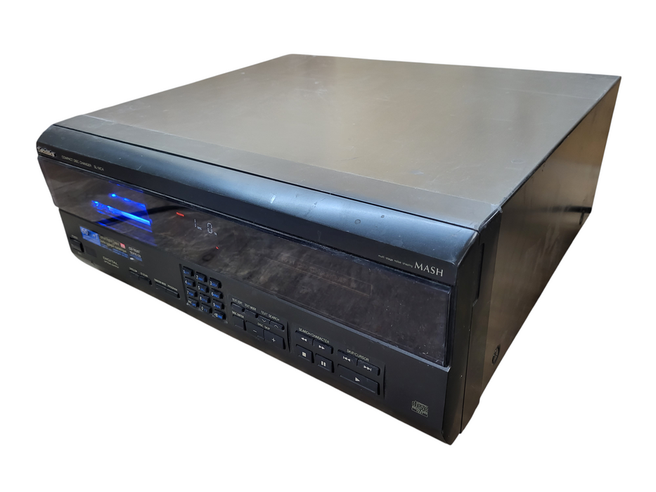 Technics SL-MC4 60+1 CD Changer Player – MASH DAC – Tested –Works, No Remote