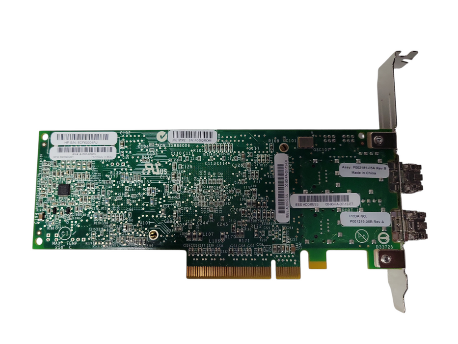 HP AJ763B 697890-001 AJ763-63003 82E 8GB PCI-E Dual Port Adapter