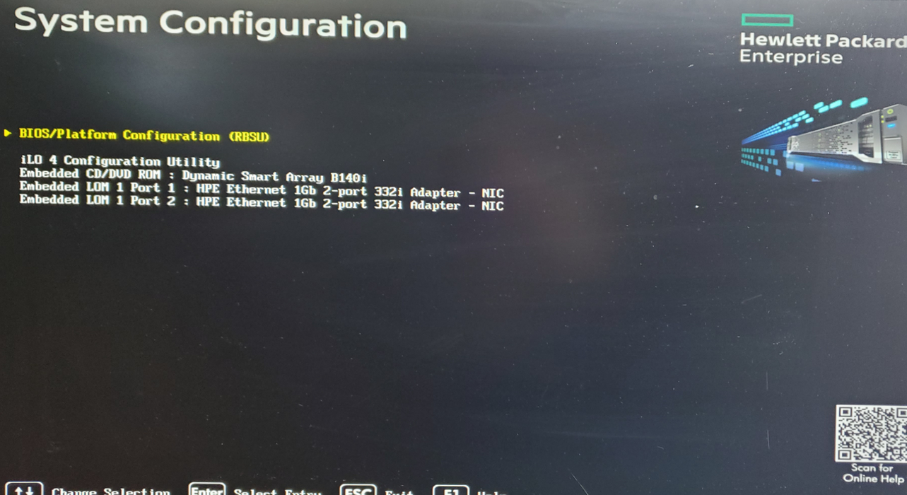 HP ProLiant DL20 Gen9 - 1x Xeon E3-1240 v6, 16GB DDR4, B140i - No HDD