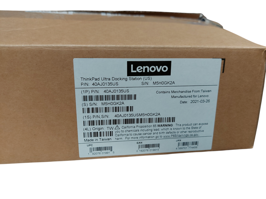 Lenovo ThinkPad Ultra Docking Station PN: 40AJ0135US
