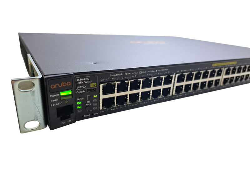 Aruba 2530-48G-PoE+ J9772A | 48-Port Gigabit PoE+ Ethernet Switch | 4x SFP