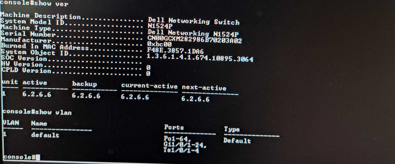Dell N1524P | 24-Port Gigabit PoE+ Network Switch | 4x 10G SFP+
