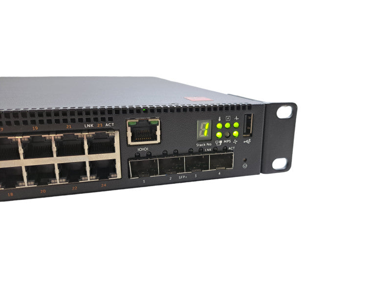 Dell N1524P | 24-Port Gigabit PoE+ Network Switch | 4x 10G SFP+