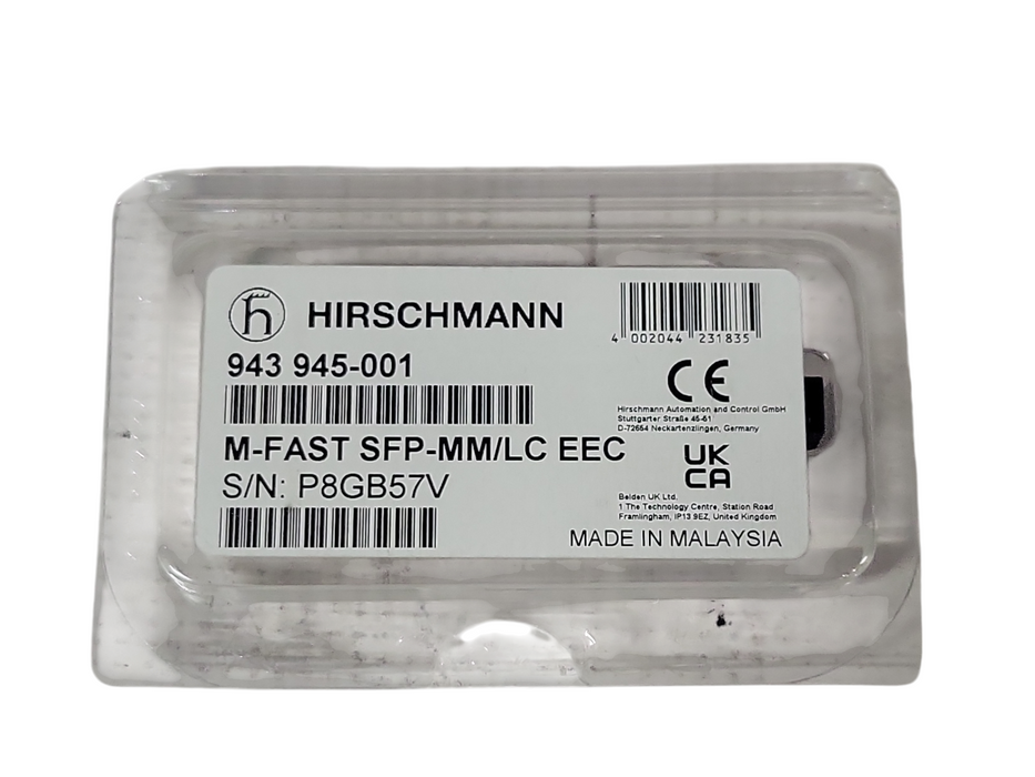 Open-Boix Hirschmann FINISAR 943 945-001 M-Fast SFP-MM/LC EEC Transceiver