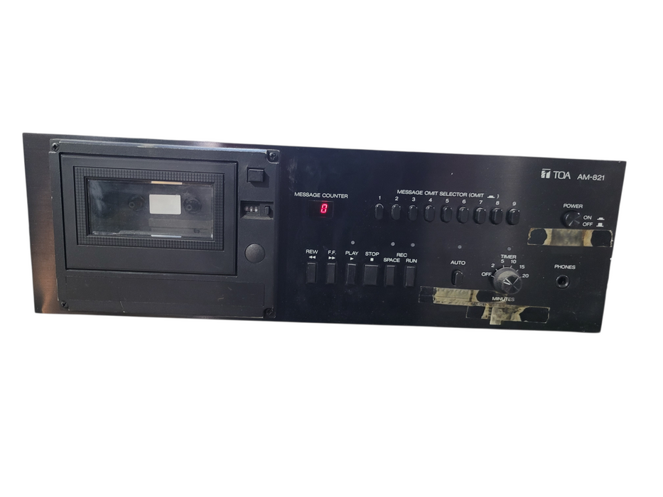 TOA AM-821 Cassetten Player Spot Announcing Machine
