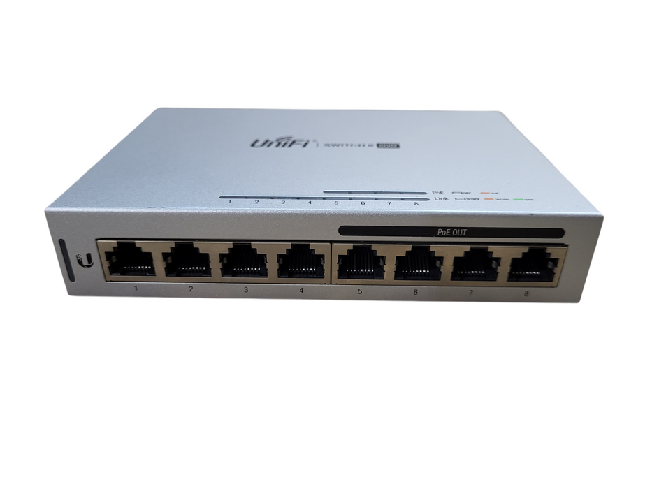 Ubiquiti Networks UniFi Switch 8-ports 60W 4-ports US-8-60W No AC Adapter READ