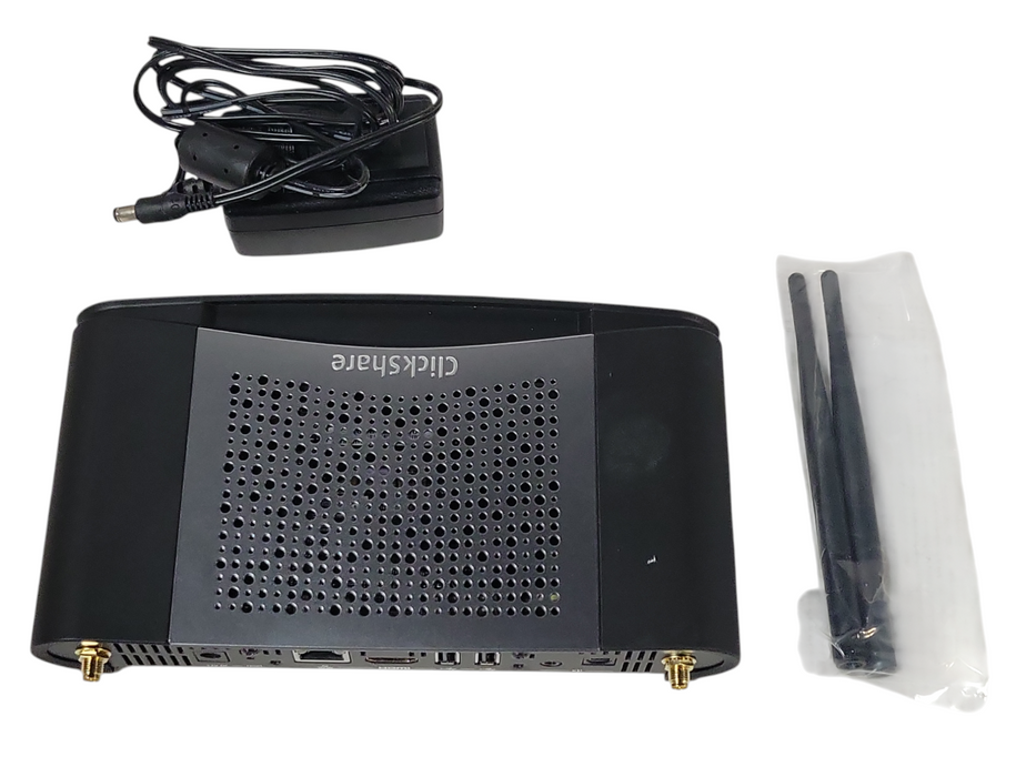 barco clickshare cse-200 with power adapter and 2x Antennas, no buttons