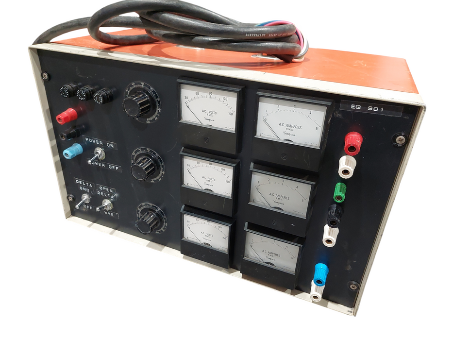 Lab-Volt EMS  3 Phase Transformer Trainer WYE Delta 3 Phase Test Kit 8110