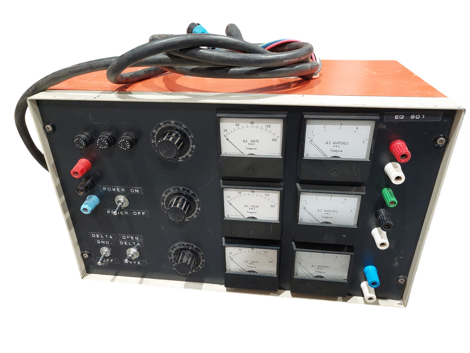 Lab-Volt EMS  3 Phase Transformer Trainer WYE Delta 3 Phase Test Kit 8110