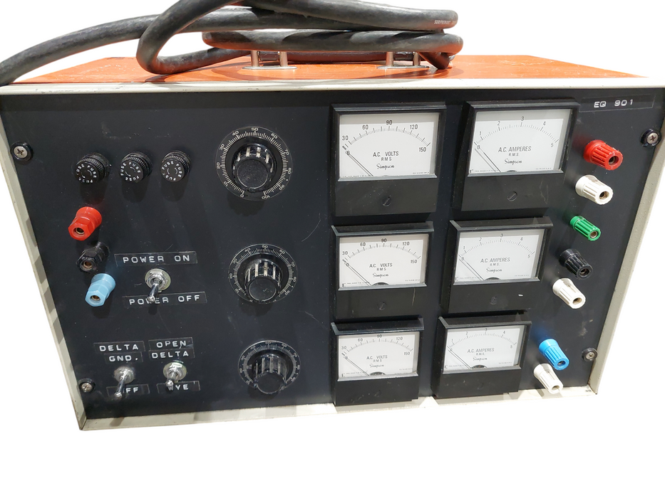 Lab-Volt EMS  3 Phase Transformer Trainer WYE Delta 3 Phase Test Kit 8110