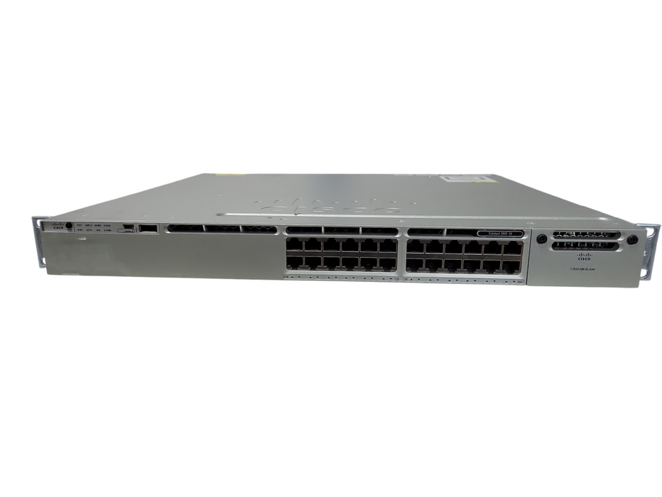 Cisco Catalyst WS-C3850-24T-S 24-Port Network Switch 2x 350W PSU