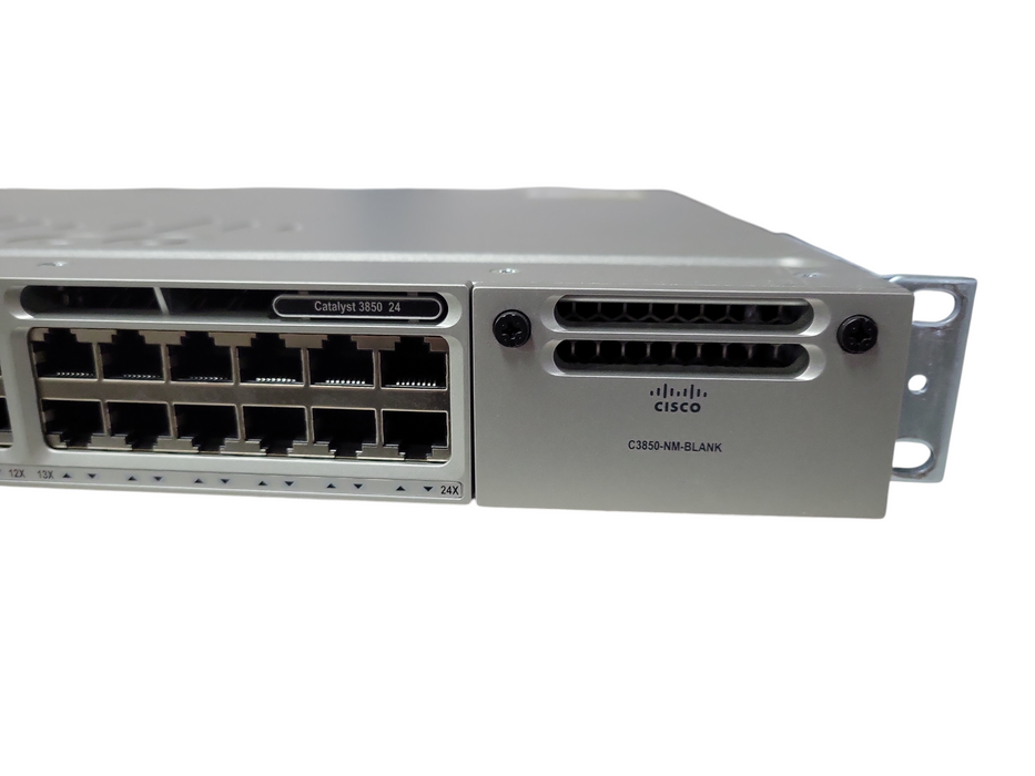 Cisco Catalyst WS-C3850-24T-S 24-Port Network Switch 2x 350W PSU