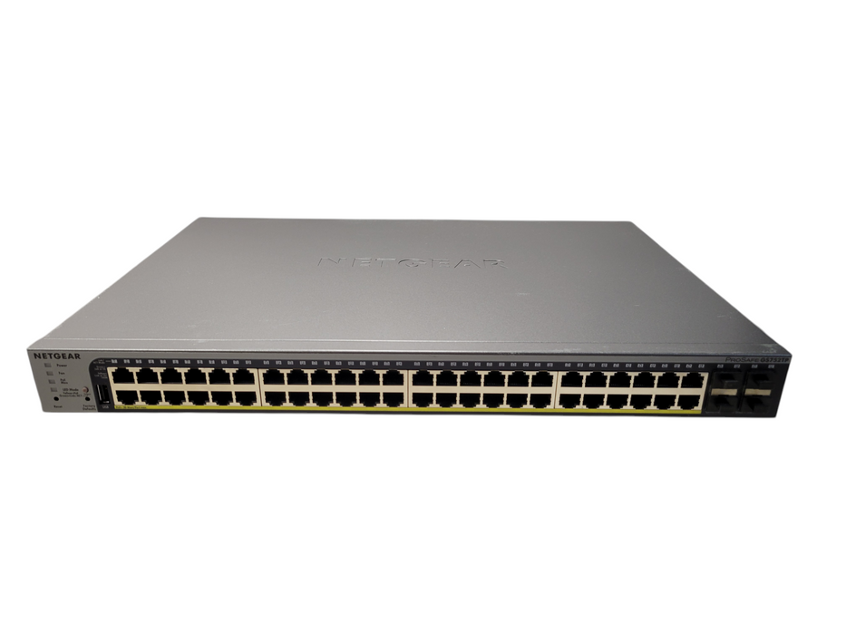NETGEAR 48-Port Gigabit PoE+ Smart Managed Pro Switchw/ SFP GS752TPv2 (READ)
