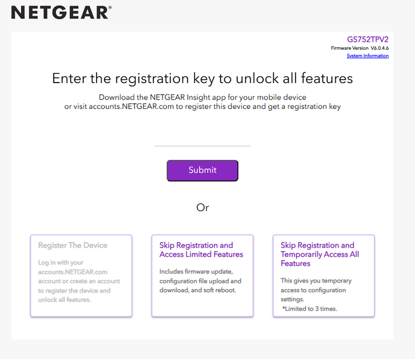 NETGEAR 48-Port Gigabit PoE+ Smart Managed Pro Switchw/ SFP GS752TPv2 (READ)