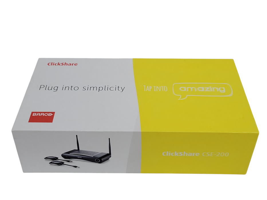 Barco Clickshare CSE-200 with power adapter and 2x Antennas, 2x buttons R9861520