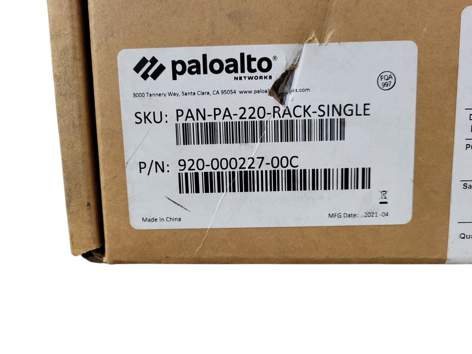Palo Networks PAN-PA-220-RACK-SINGLE Rack Mount Kit for PA-220 - NEW AND SEALED