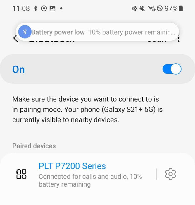 Plantronics PLT Calisto P7200 Wireless Bluetooth Conference Speakerphone Syst Q_