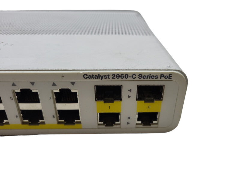 Cisco WS-C2960C-8PC-L | 8-Port 10/100 PoE Silent Switch | Factory Reset $
