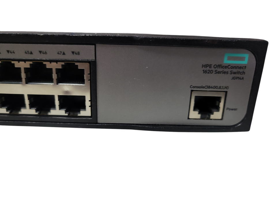 HPE OfficeConnect 1620-48G 48 Port Gigabit Switch JG914A