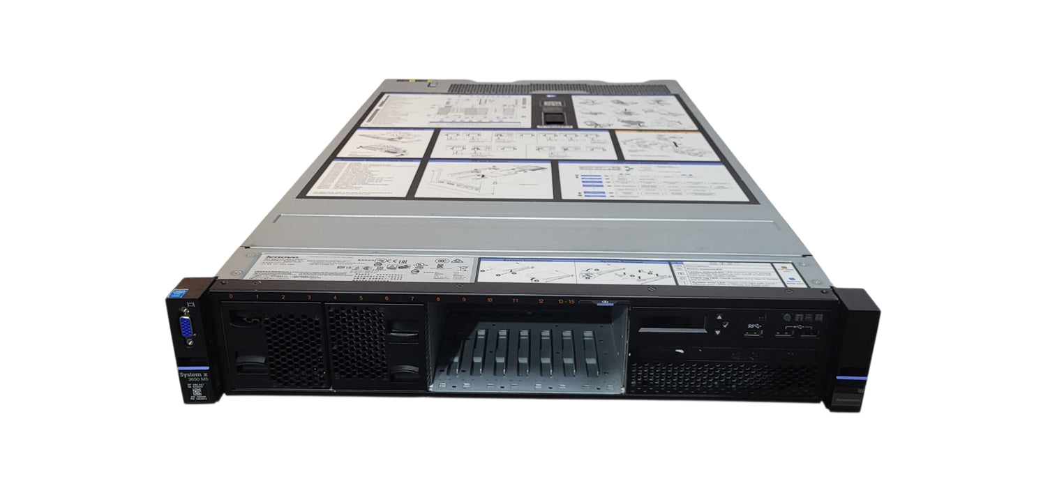 Lenovo 3650 M5 Server Xeon E5-2620 V3 CPU | 16GB DDR4 | M1215 | 2x550W| No HDD