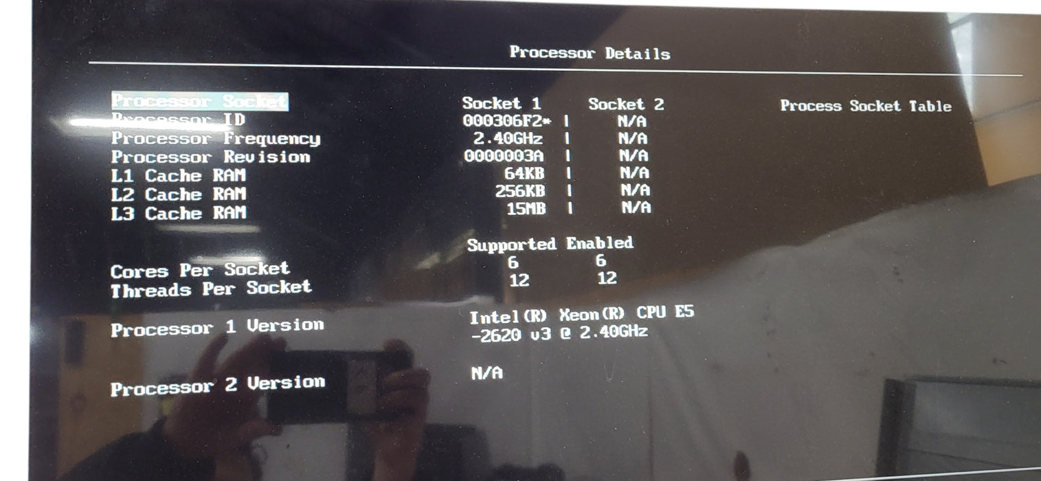 Lenovo 3650 M5 Server Xeon E5-2620 V3 CPU | 16GB DDR4 | M1215 | 2x550W| No HDD
